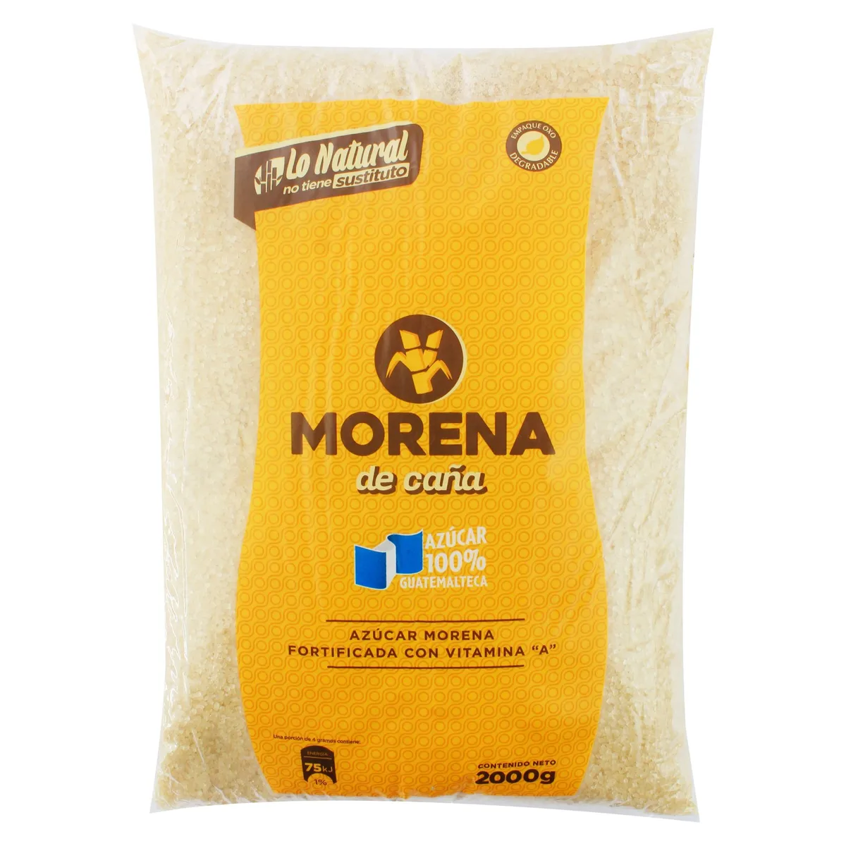 Azúcar Los Tulipanes, Morena de Caña Fortificada con Vitamina A – 2000g