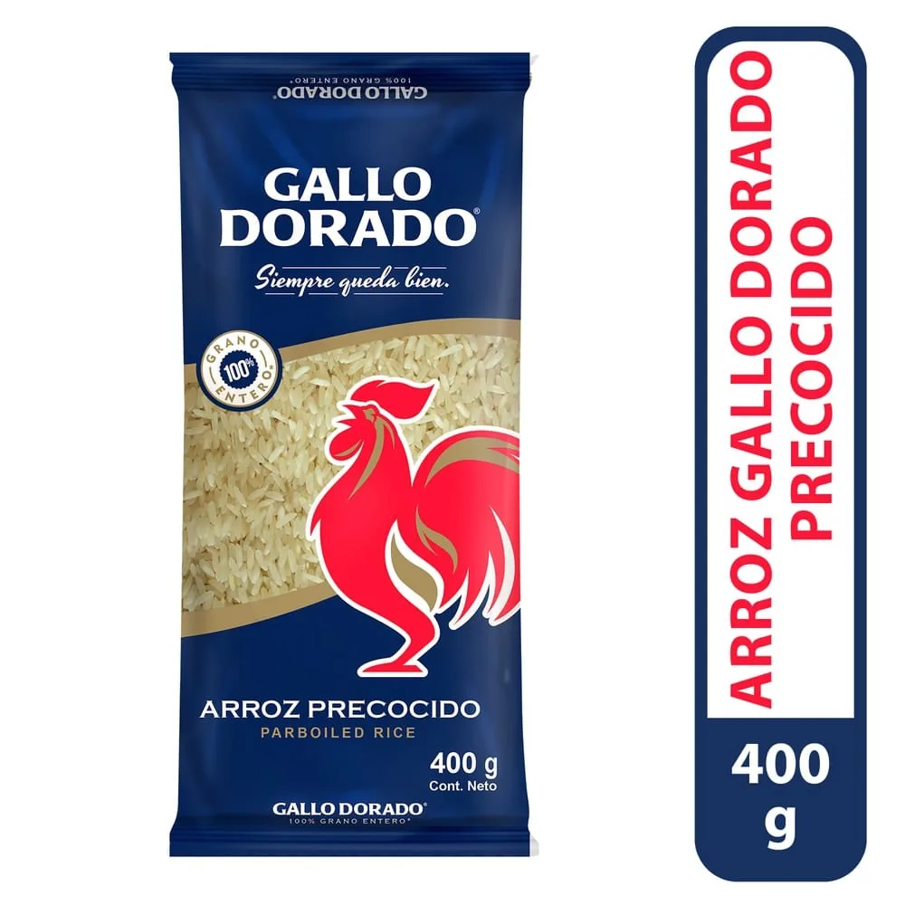 Arroz Gallo Dorado Precocido – 400 g