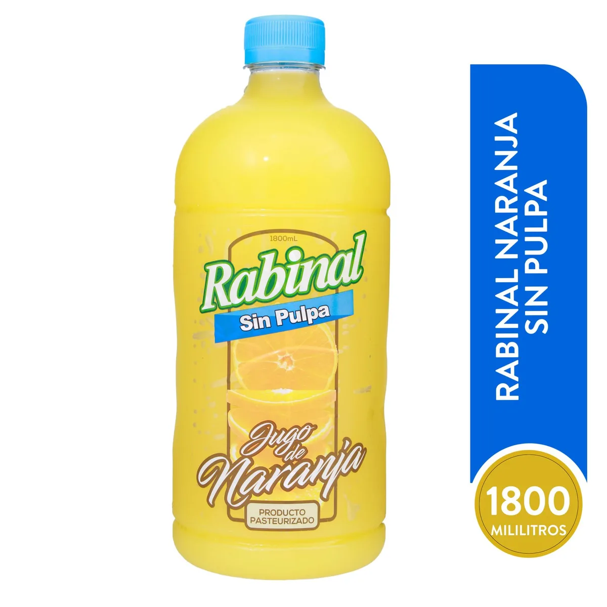 Jugo Rabinal sabor naranja sin pulpa – 1800 ml