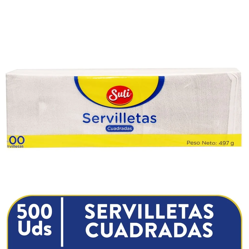 Servilleta Suli Cuadrada – 500 Unidades