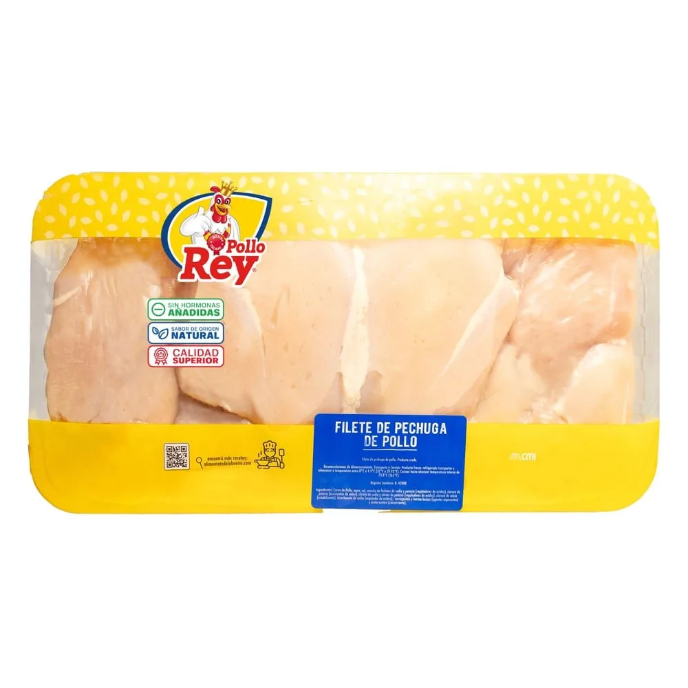 Pechuga Deshuesada De Pollo, Pollo Rey, En Bandeja De 5Lbs Aproximadamente – Precio Indicado Por Libra