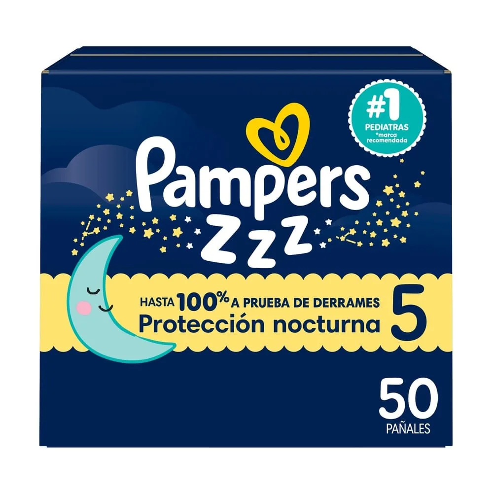 Pañales Desechables Pampers Zzz Etapa 5 – 50 Unidades​