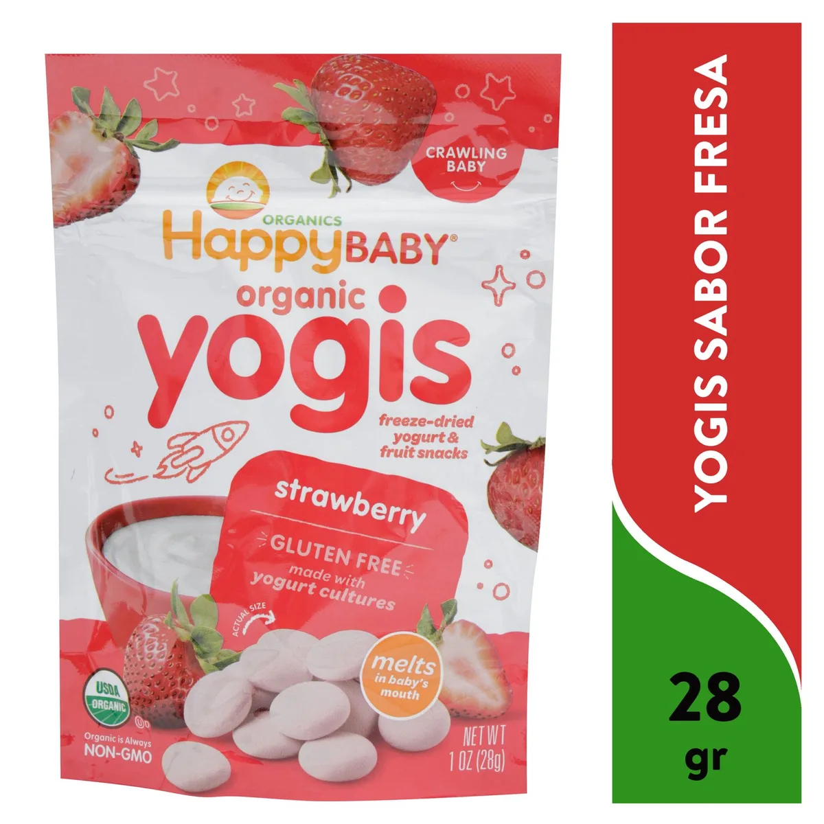 Yogurt Happy Yogis Fresa – 35 g