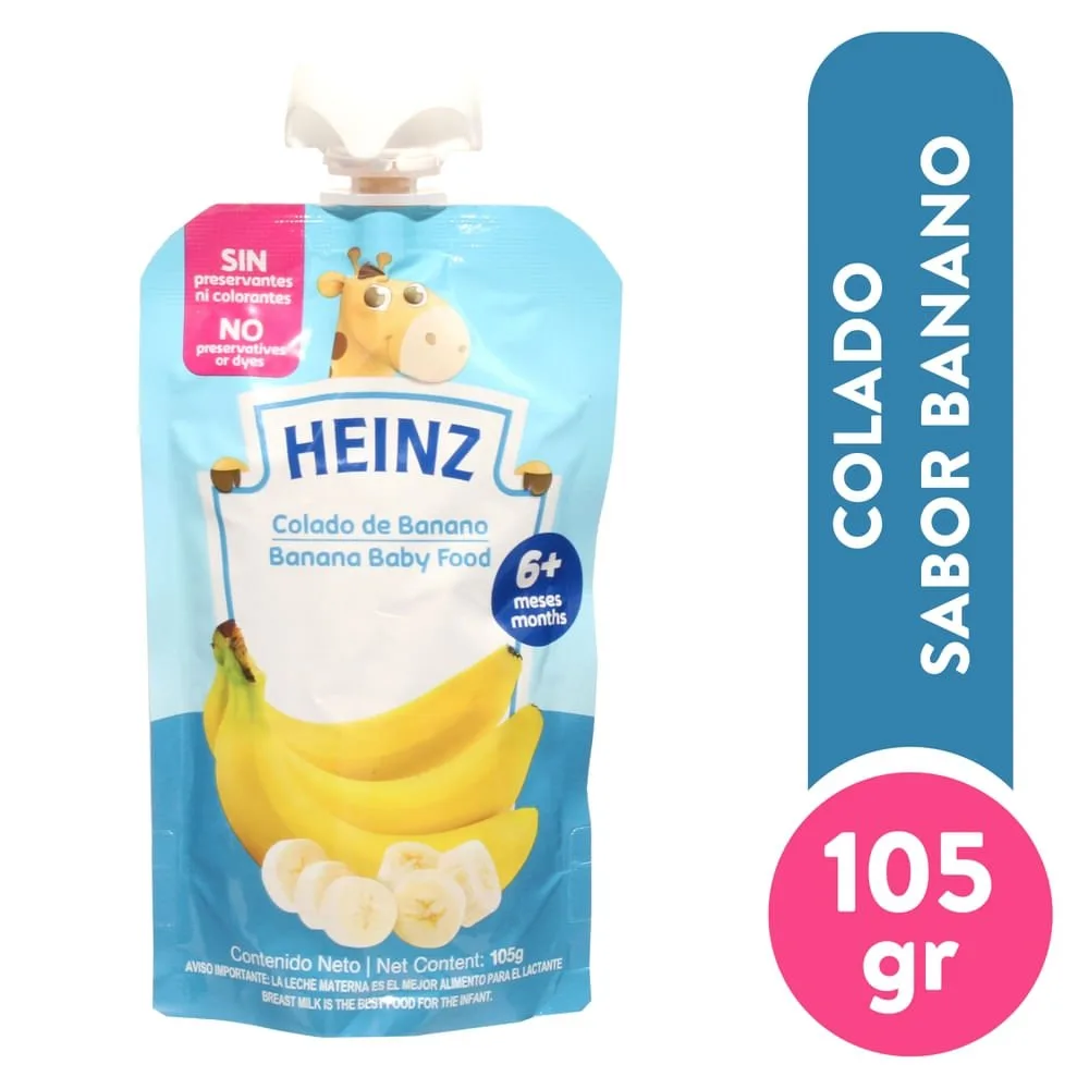 Colado Heinz Banano Doy Pack – 105 g