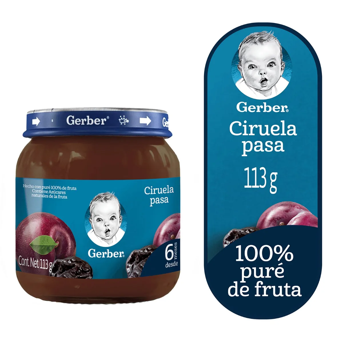 Colado De Ciruela  Gerber® Frasco – 113g