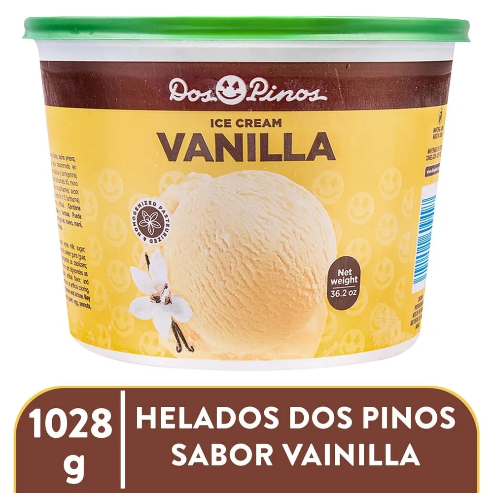Helado Dos Pinos vainilla – 1028 g