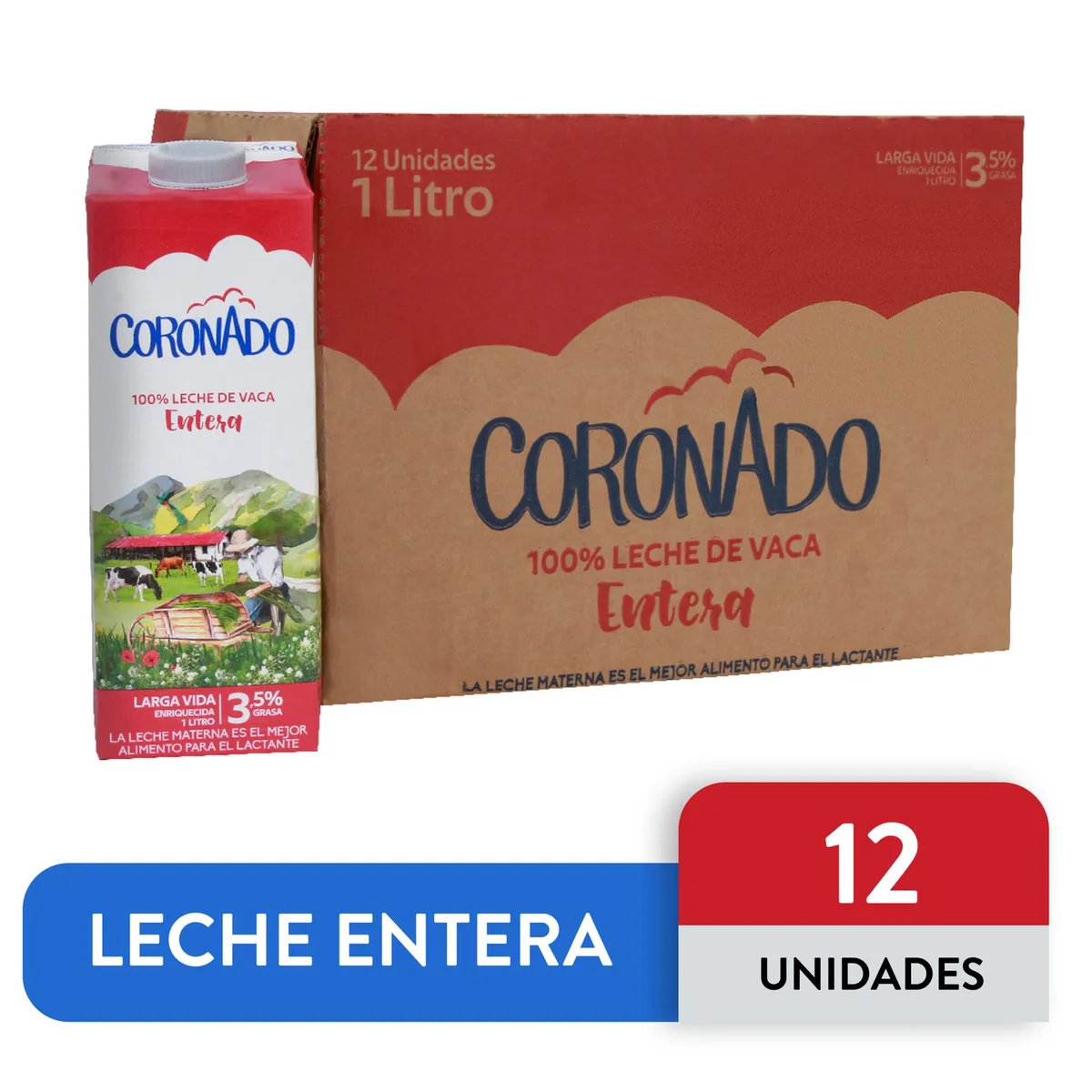 LecheEntera  Coronado Uht Caja – 12000ml