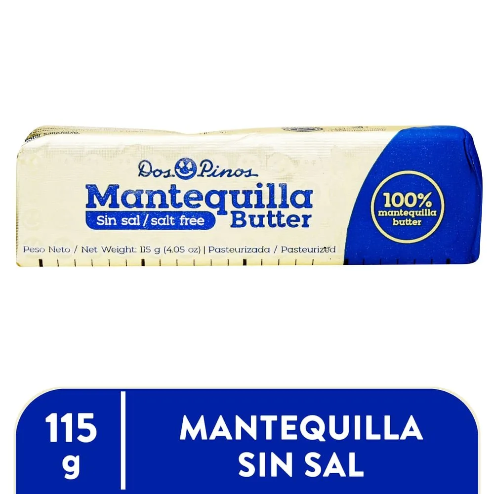 Mantequilla Dos Pinos  Barra Sin Sal – 115 g