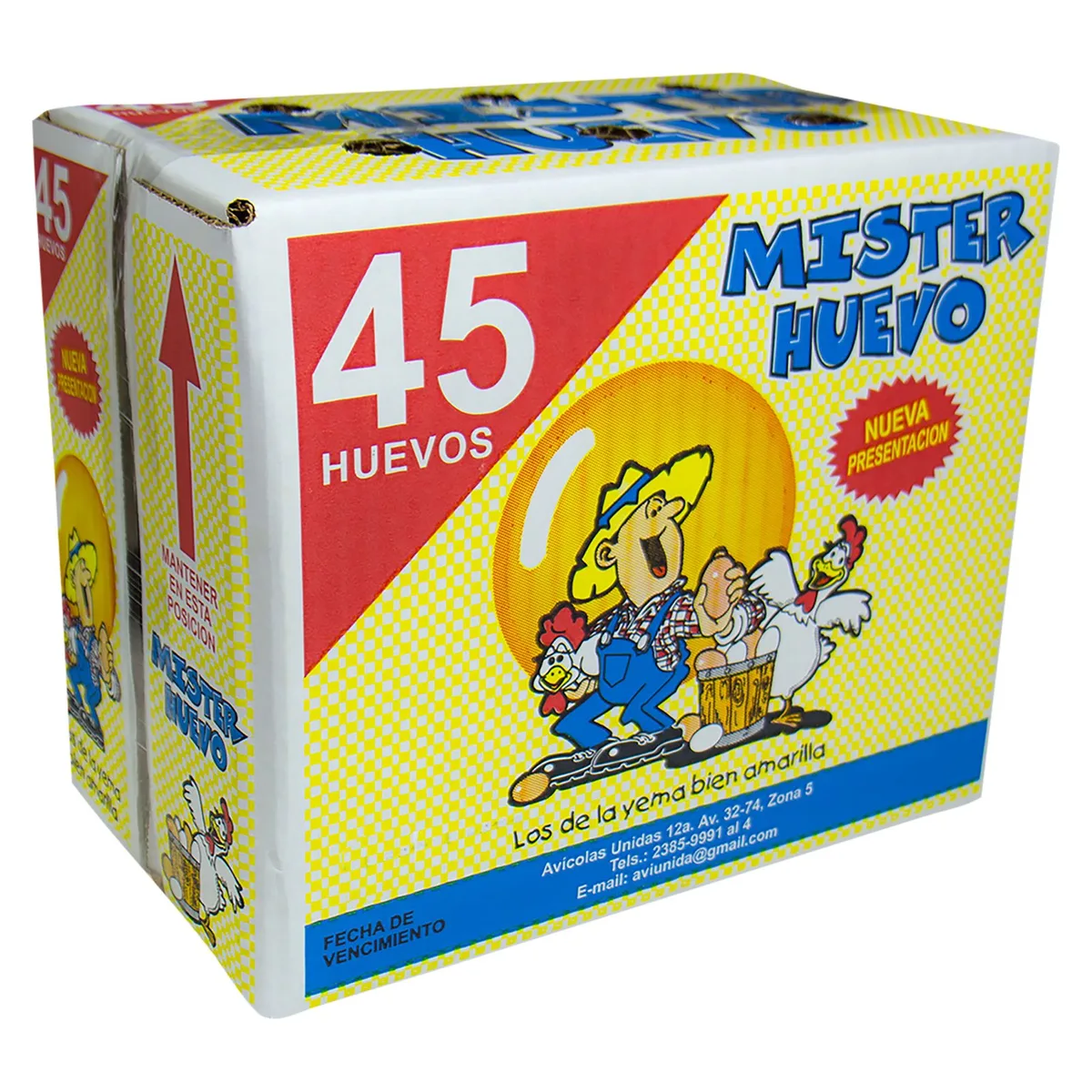 Huevo Mister Huevo Grande – 45 Unidades