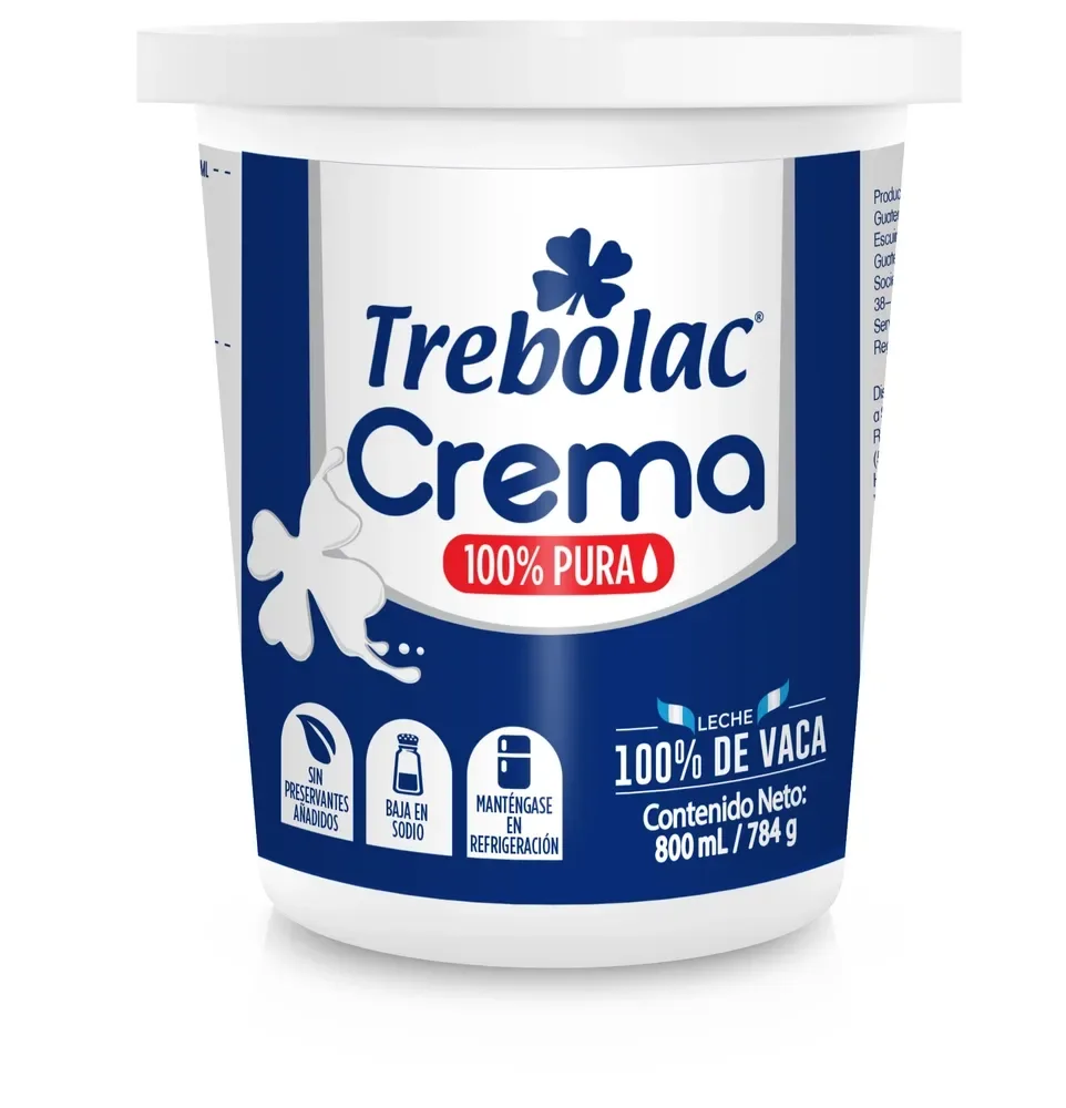 Crema Trebolac Pura – 800ml