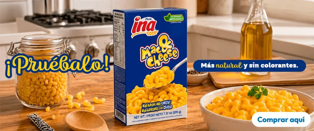Prueba pasta Ina mac and cheese